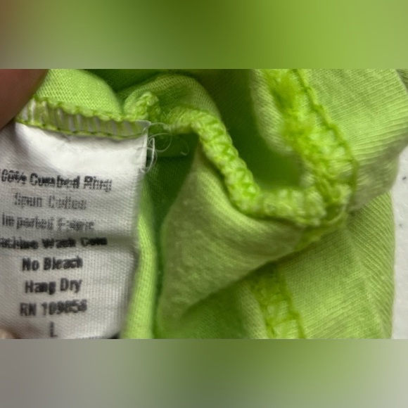 haley and the hound Puppy Dog Long Sleeve Graphic T-shirt Women’s Large Lime - Picture 6 of 8